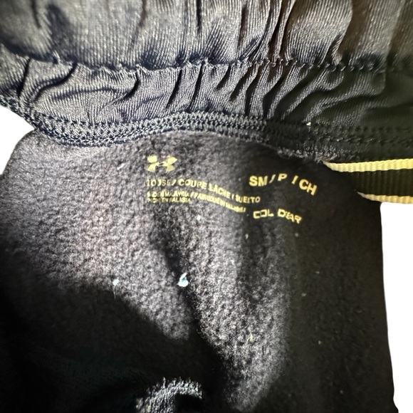Under Armour Storm Jogger Pants Men’s Small Black Navy Athletic Sweatpants Logo - Picture 5 of 11